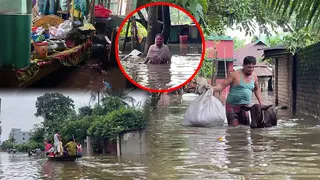 বানের জলে ভাসছে ফেনীসহ কয়েকটি জেলার শতাধিক গ্রাম